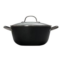 Genérico - Olla Con Tapa Vidrio Hierro Fundido 24 Cm Honey Comb Wayu