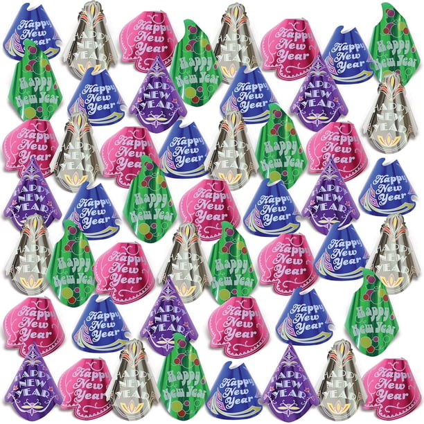 Sombreros decorativos de champaña para fiesta, surtido de fiesta, paquete de 50, Beistle