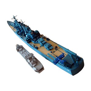 Magideal - Modelos De Barcos De Juguete De Construcción De Barcos Navales, Juguete De Papercraft Para Niños Y Adultos, Kit De Modelo De Papel Para