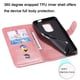 thumbnail image 3 of Funda con Cremallera para Motorola MOTO E7 Plus, Carcasa Cartera de Cuero PU con Soporte y Tarjetero, 3 of 5