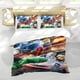 thumbnail image 5 of Los Súper Héroes de Marvel Conjunto de sábanas temático, trío de piezas, cómodo y amigable con la piel, diseño único, regalo de decoración para el hogar para familiares, amigos y fans,135cm *200cm, 5 of 6