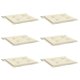 thumbnail image 1 of Cojines para Sillas de Jardín Casafoyer Crema 40x40x4 cm 6 piezas, 1 of 5