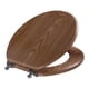 thumbnail image 1 of Asiento de inodoro redondo de madera de roble de la colección Sheridan Oakbrook, 1 of 1