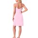thumbnail image 3 of INSPIRE CHIC Camisón sin mangas de modal suave para mujer con escote en V y tirantes ajustables M Rosa claro, 3 of 6