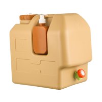 Magideal - Contenedor De Agua, Portador De Agua Con Grifo, Contenedor Para Senderismo, Jarra Para Almacenar Agua, Bidón Para Barbacoa, Lavado De Platos Al Aire L