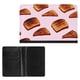 thumbnail image 2 of Pan Tostado Porta Pasaporte y Cartera de Viaje Premium de Cuero PU, Funda de Pasaporte Bloqueo RFID con Ranuras para Tarjetas de Crédito, Estuche para Libro de Pasaporte para Familia 10cm × 15cm, 2 of 6