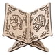 thumbnail image 2 of Soporte De Madera Para Libros, Estantería De Lectura Decorativa Para Regalo, Sala De Estar, Cafetería, Beige, 2 of 2