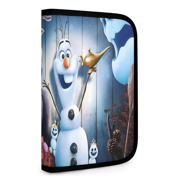 Olaf Presenta Bolsa de Almacenamiento Plegable Portátil con Compartimentos, Organizador de Herramientas Multi-Bolsillo, Uso Dual Viaje y Hogar 26.5*17.8cm