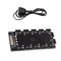 Magideal - Divisor Argb De 5 V Y Con Cable De Extensión, Placa Base De Ordenador, Interfaz De Sincronización, Divisor De Extensión Rgb, Concentrador