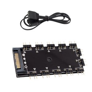 Magideal - Divisor Argb De 5 V Y Con Cable De Extensión, Placa Base De Ordenador, Interfaz De Sincronización, Divisor De Extensión Rgb, Concentrador