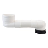 Magideal - Extensión De Brida De Inodoro Compensada, Conector De Tubería De Drenaje, Palanca De Cambio De Brida De Inodoro De Tubería Ensanchada Para Drenaje De 25Cm