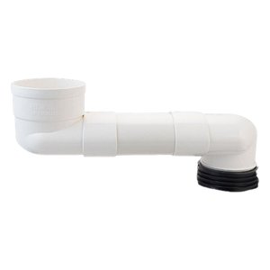 Magideal - Extensión De Brida De Inodoro Compensada, Conector De Tubería De Drenaje, Palanca De Cambio De Brida De Inodoro De Tubería Ensanchada Para Drenaje De 25Cm