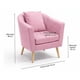 thumbnail image 4 of Sitial Poltrona Silla Sillon Con Cojin De Regalo 80x70x52cm Rosa, 4 of 8