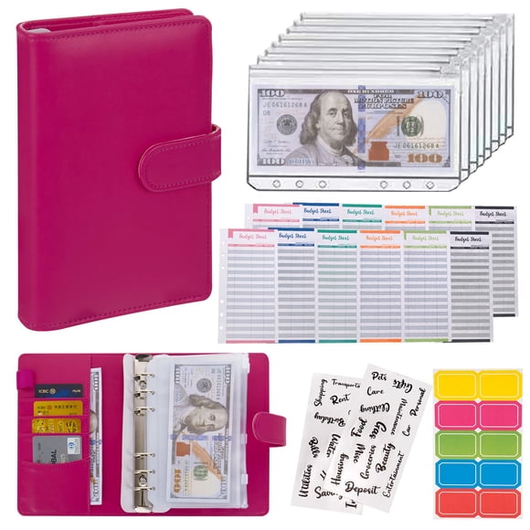 Carpeta de Presupuesto NICOOTH A6 con Sobres y Hojas