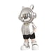 thumbnail image 2 of Figura De Astronauta, Escultura Compacta De Astronauta Para Gabinete, Dormitorio, Escritorio, Plata, 2 of 3
