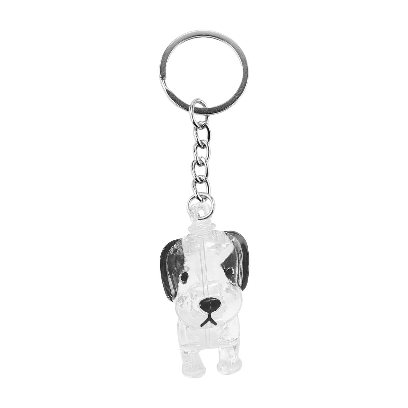 Magideal - Llavero Con Forma De Perro, Llavero Para Coche, Medallón Para El Pelo, Recuerdo Para Bolso, Abalorio Conmemorativo Para Botella, Llavero Para El Pelo Dálmata