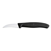 Victorinox - Cuchillo Torneador Color Negro. Hoja 6 C