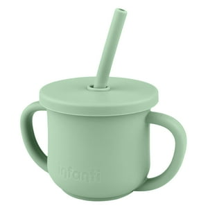 Vaso 2 En 1 Con Asas Verde Infanti