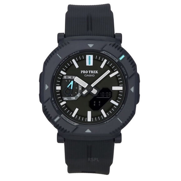 Reloj Análogo Digital Para Hombre Pro Trek Smartphone Link Correa De Resina Dial Verde Tough Solar Prj-b001-1 100m