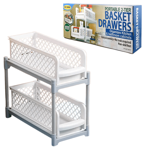 Genérico - Organizador Estante Multiuso 2 Niveles Para Cocina Baño