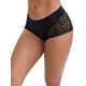 thumbnail image 5 of INSPIRE CHIC Bragas de Mujer Regreso a Clases Encaje Levantamiento de Glúteos Control de Abdomen Tiro Medio Transpirables Cobertura Completa Boyshorts L Negro, 5 of 5
