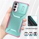 thumbnail image 2 of Funda Resistente para Samsung Galaxy A05s con Tapa Deslizante y Protección Militar Verde, 2 of 6