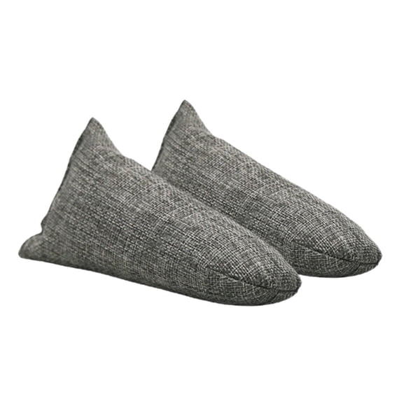2 piezas de bolsas de limpieza de carbono de carbón Inserta el removedor de olor a absorción de olor para las oficinas de los zapatos de baño botas de