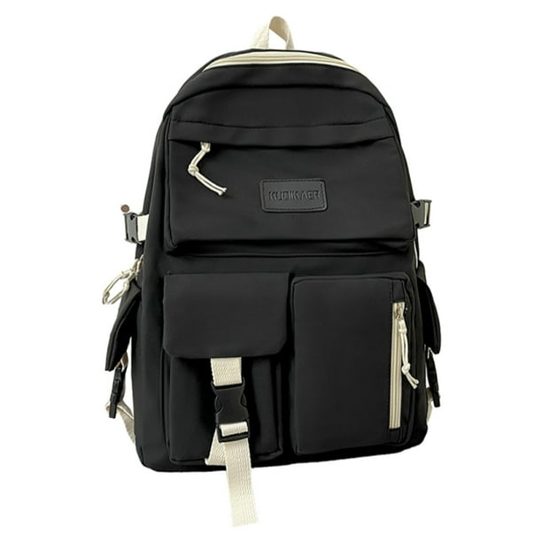 New Kids Backpacks Solid Soft Large capacity Canvas School Bag for Middle and High School Students Boy Girls Book Bag