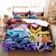 thumbnail image 1 of Yu-Gi-Oh Anime Quilt Duvet Cover Bedding Set Pillowcase Gift 3-Piece Bedding Set (1 Duvet Cover + 2 Pillow Shams), 1 of 5