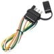 thumbnail image 1 of Conector de extremo de remolque MECMO, plano de 4 vías, 25 cm con cableado de 16 AWG, 1 of 7