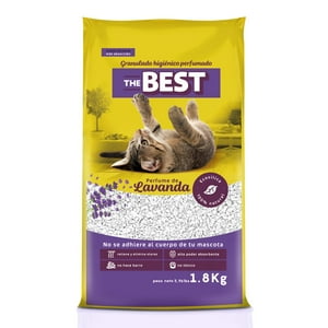 The Best - Arena Sanitaria De Piedras De Diatomea Aroma Lavanda 1,8Kg / 3.6Lts