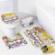 thumbnail image 4 of Rugrats-theme 4-Piece Shower Curtain Set with Rugs, Waterproof Bathroom Decor Set Includes Bath Mat, U-Shaped Rug, Toilet Lid Cover and Curtain with Hooks, 4 of 6