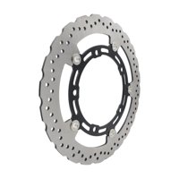 Magideal - Disco De Freno Para Motocicleta Accesorio Rotor Delantero Fácil Instalación Metal Resistente Adecuado Para Motociclistas Y Reemplazo 30.9Cmx30.9Cm