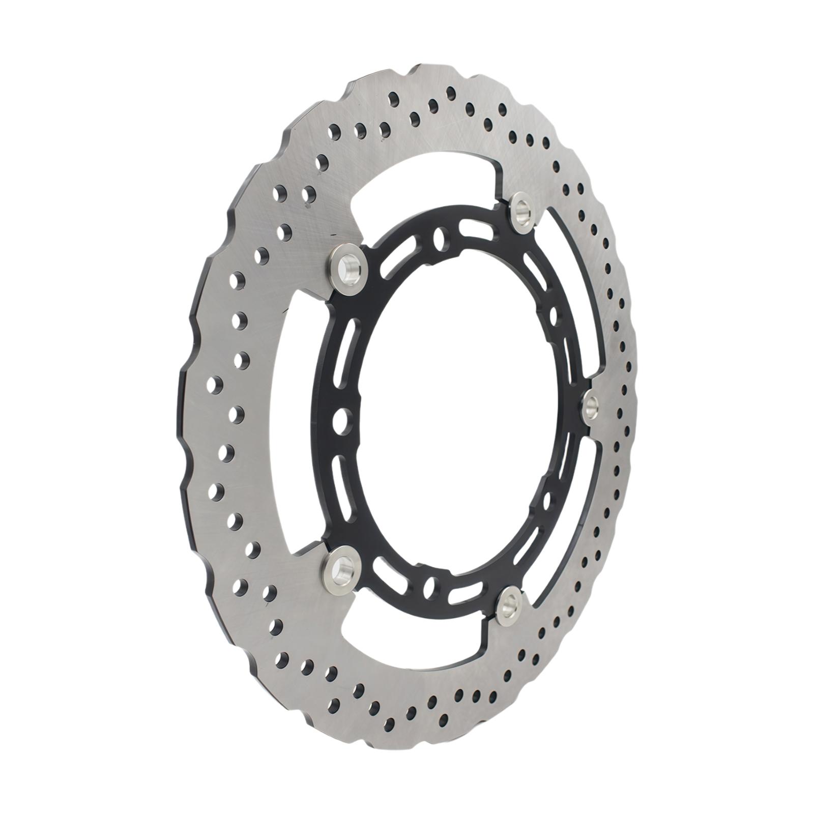 Magideal - Disco De Freno Para Motocicleta Accesorio Rotor Delantero Fácil Instalación Metal Resistente Adecuado Para Motociclistas Y Reemplazo 30.9Cmx30.9Cm