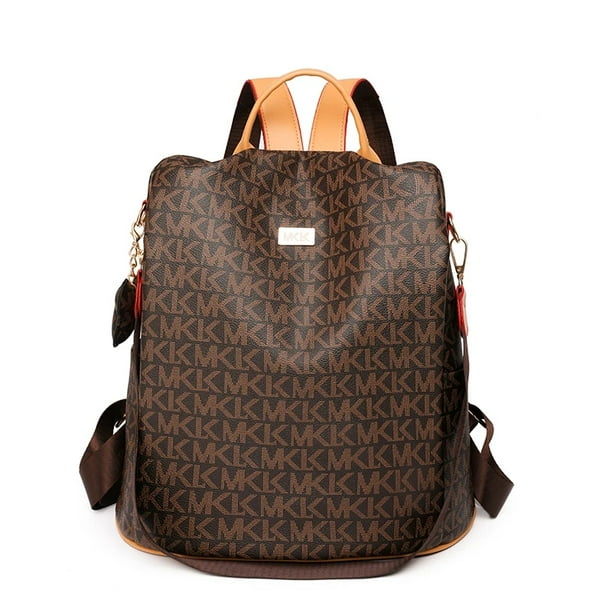 2024 Large Capacity Anti Theft Backpacks Fashion Printed PVC Backpack Mommy Travel Bags Women's Small Brand Designer School Bags
