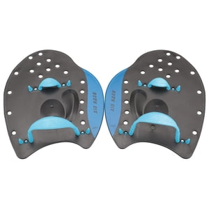 Ioensy - Entrenamiento De Natación Profesional Palas De Mano Palas Planas Equipo De Ejercicio De Piscina Azul L