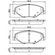 thumbnail image 1 of Pastillas Freno para auto COMLINE CBP02126, 1 of 3