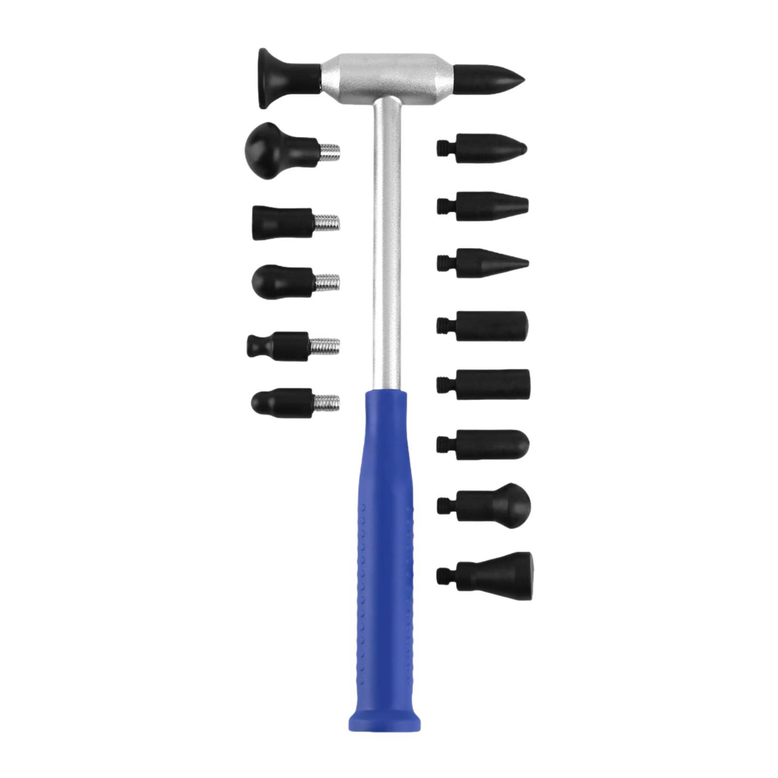 Magideal - Kit De Herramientas Para Reparar Abolladuras Sin Pintura De Automóviles, Martillo De Extracción, Martillo Nivelador De Automóviles