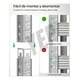 thumbnail image 3 of Estante Metálico Armable 180x90x40 Armado Facil Sin Pernos gris, 3 of 8