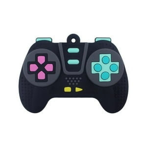 Oem - Mordedor De Silicona Diseño Control Videojuegos Negro S