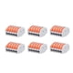 thumbnail image 2 of Bloque de terminales de conexión rápida con cable compacto de 5 vías, conector de tuerca de palanca de 40 piezas PCT-215, 2 of 8