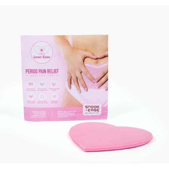 Almohadilla térmica Snook‑Ease de 20 cm con forma de corazón, para microondas – Nueva