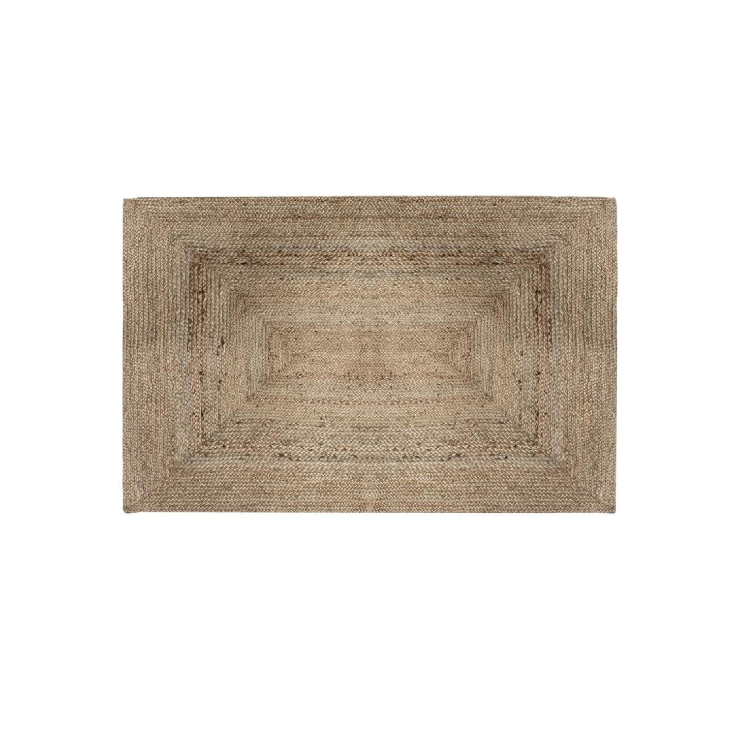 Alfombra De Yute Natural Decorativa 120x170 Cm Atmosphera