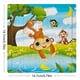 thumbnail image 1 of 5.79in/14.7cm 20pcs/pack Wooden Puzzle Cartoon Animals Car Letter Number Pattern Jigsaw Puzzles Game, Kids Educational Learning Toys For Children, 1 of 3
