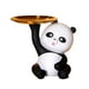 thumbnail image 1 of Estatua De Bandeja De Almacenamiento De Escultura De Panda Multiusos Para Decoración De Sala De Estar En Blanco Y Negro, 1 of 5