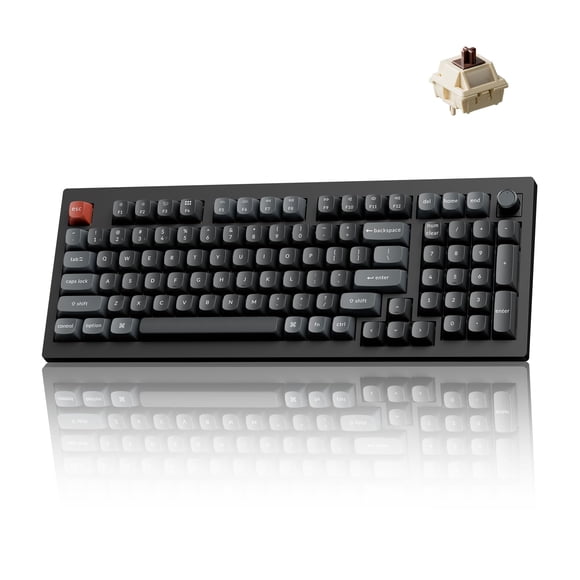 Teclado Keychron V5 Ultra 96% Inalámbrico RGB Negro