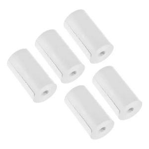 Genérico - Kit 5 Rollos Papel Térmico 56Mm Para Mini Impresora Blanco