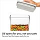 thumbnail image 4 of Recipiente OXO para alimentos de mascotas 1,0 L gris Whisker, 4 of 6