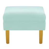 Bodevir - Pouf Sky 1C Felpa 01 Verde Agua