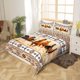 thumbnail image 2 of Christm-as Trees D-u-t Co-ve-r Queen Size Sa-nta Claus- and Snowman Comfort-er Cover with 2 Pillow-case for Te-ens Adults Kids S-tarry Sky Be-dding Set Snow Sc-ene Brea-thable 3 Pieces D-ecorative, 2 of 5